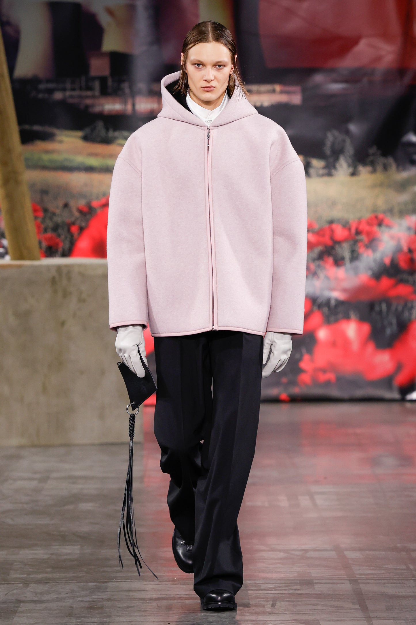 WIDE LEG SUIT TROUSERS - 032c