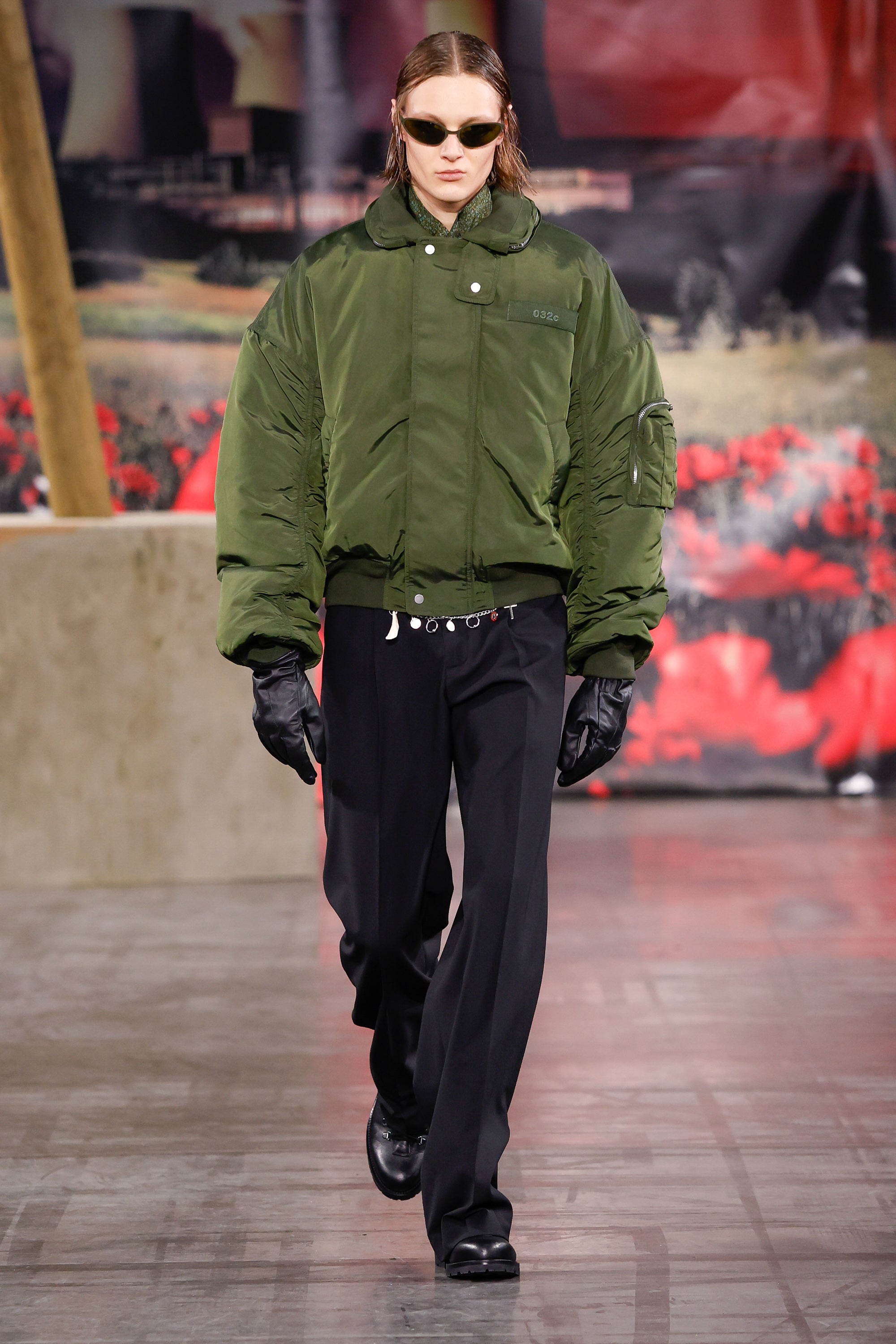 "HUNTING" BOMBER JACKET