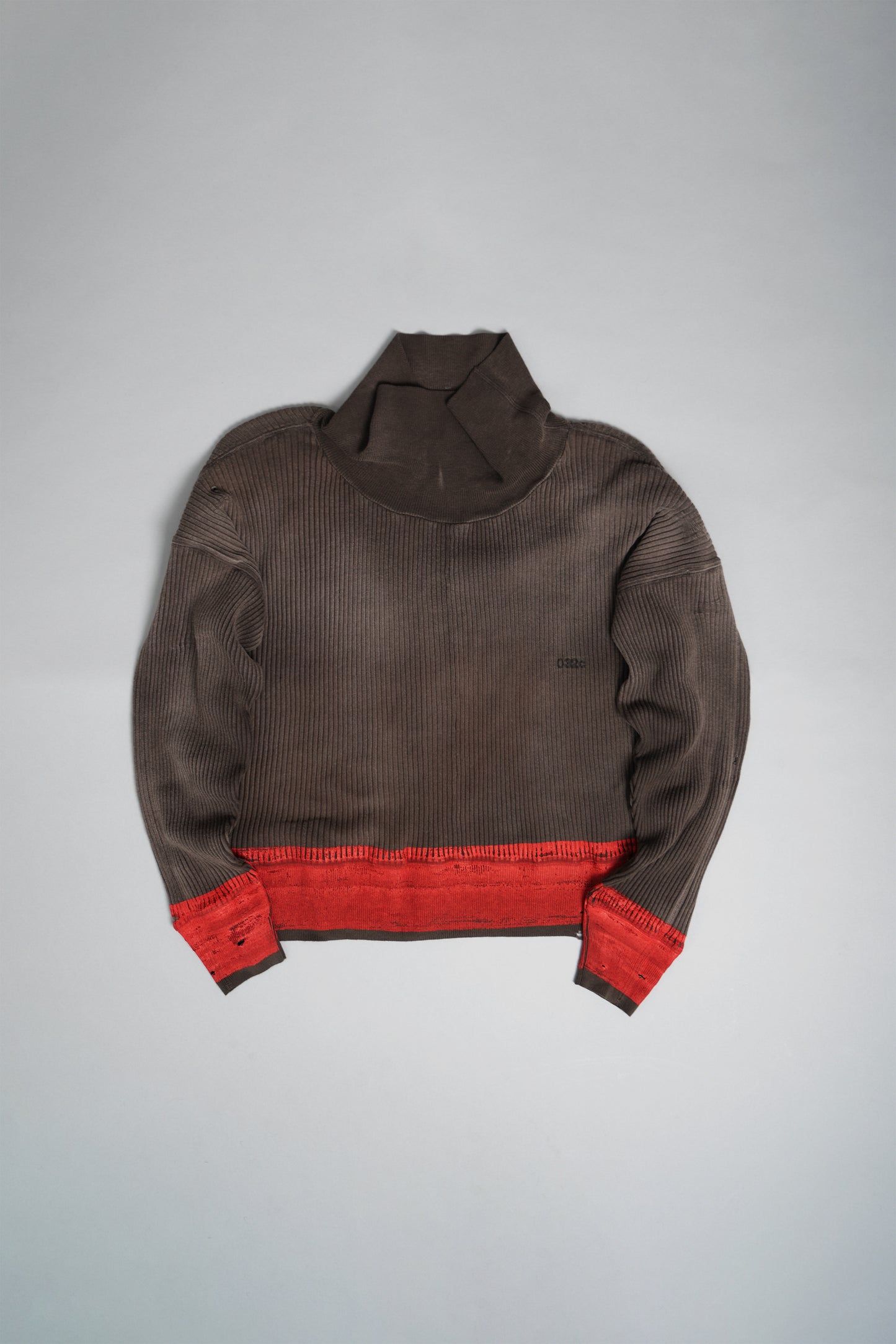 "TRAILER" KNIT TURTLENECK - 032c