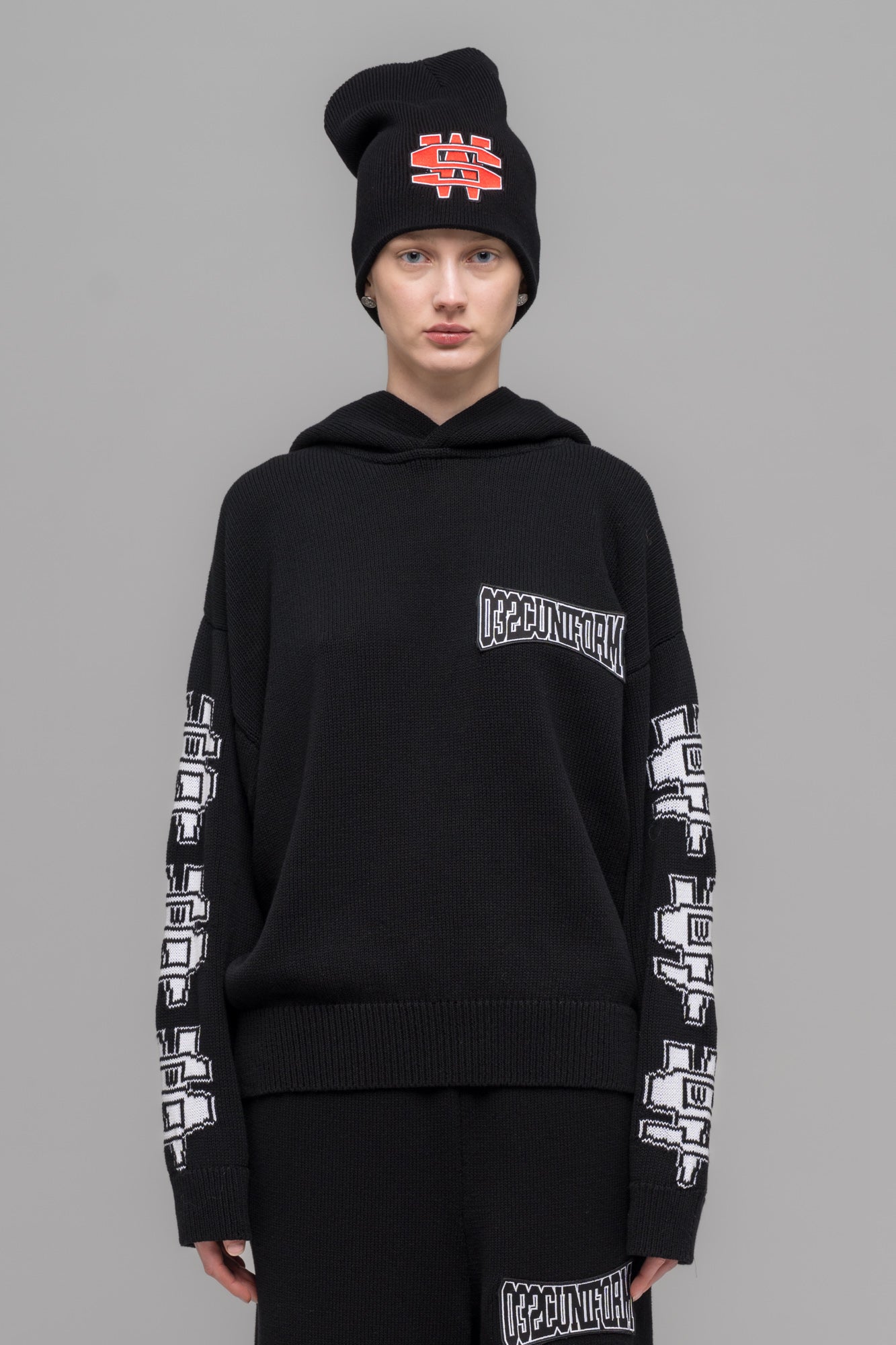 "ONE DOLLAR BILL" KNIT HOODIE