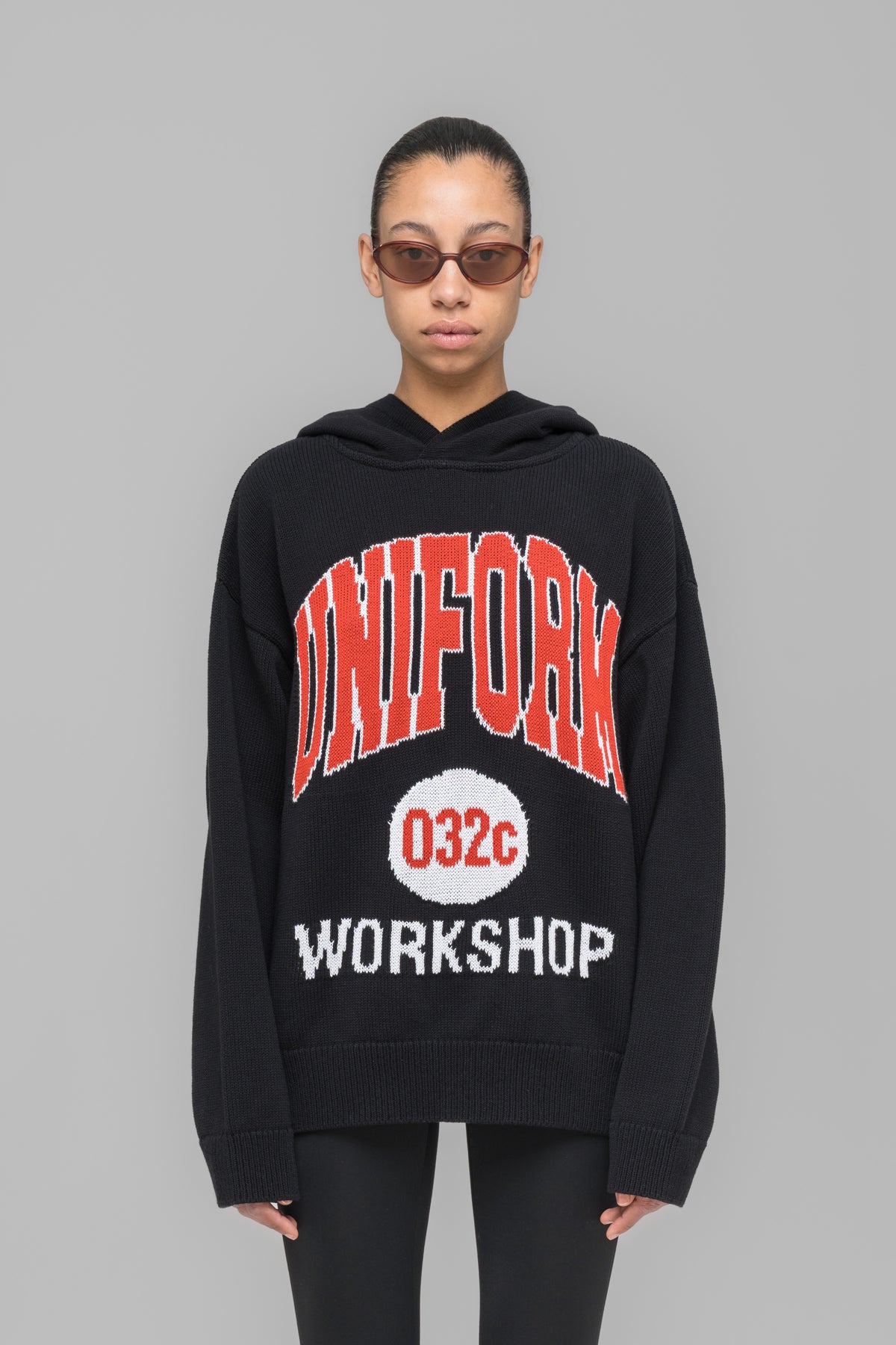 "LUCKY STRIKE" HOODED KNIT