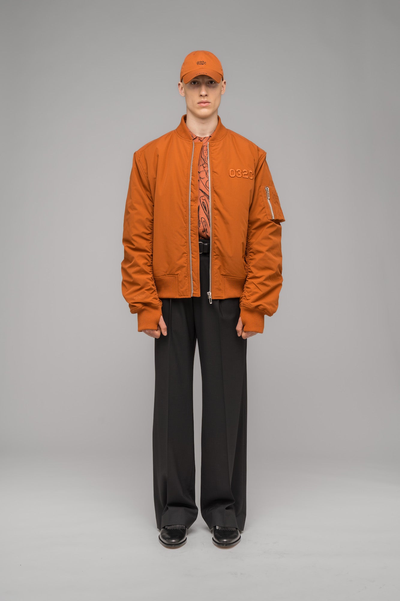 "COLLEGE" CLASSIC BOMBER JACKET - 032c