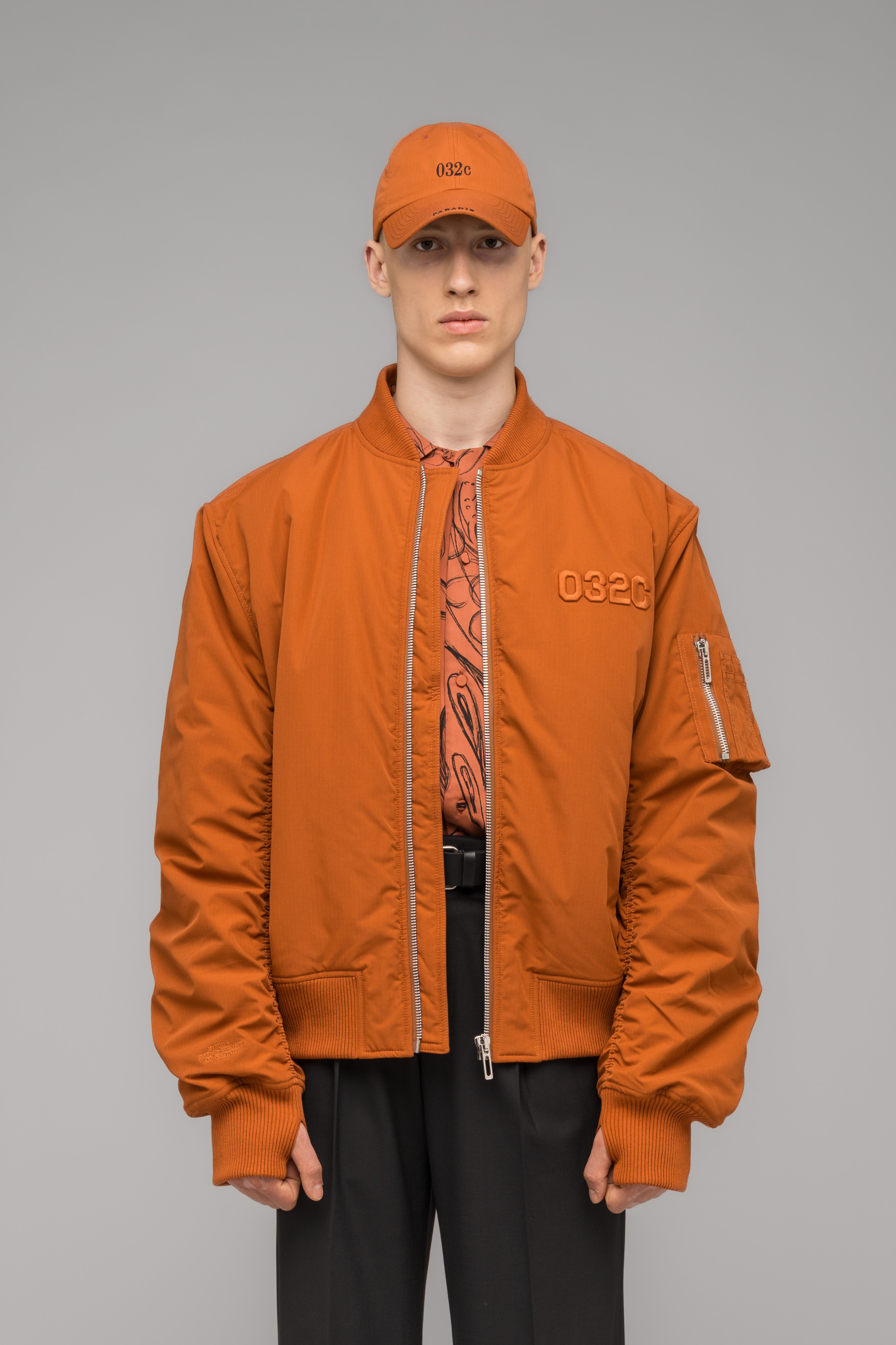 "COLLEGE" CLASSIC BOMBER JACKET - 032c