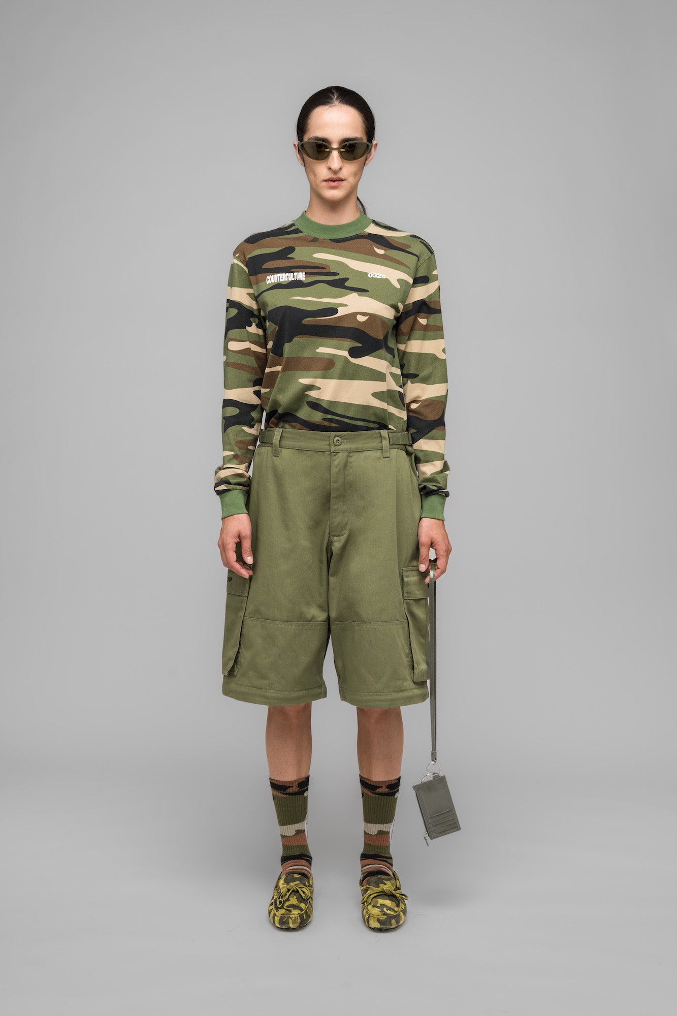"MASKED CHOICE" CARGO PANTS - 032c