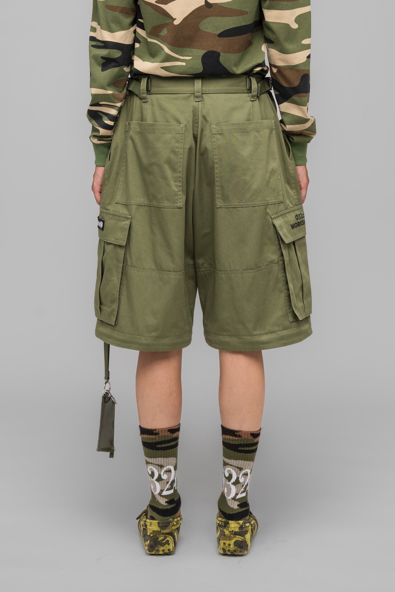"MASKED CHOICE" CARGO PANTS - 032c