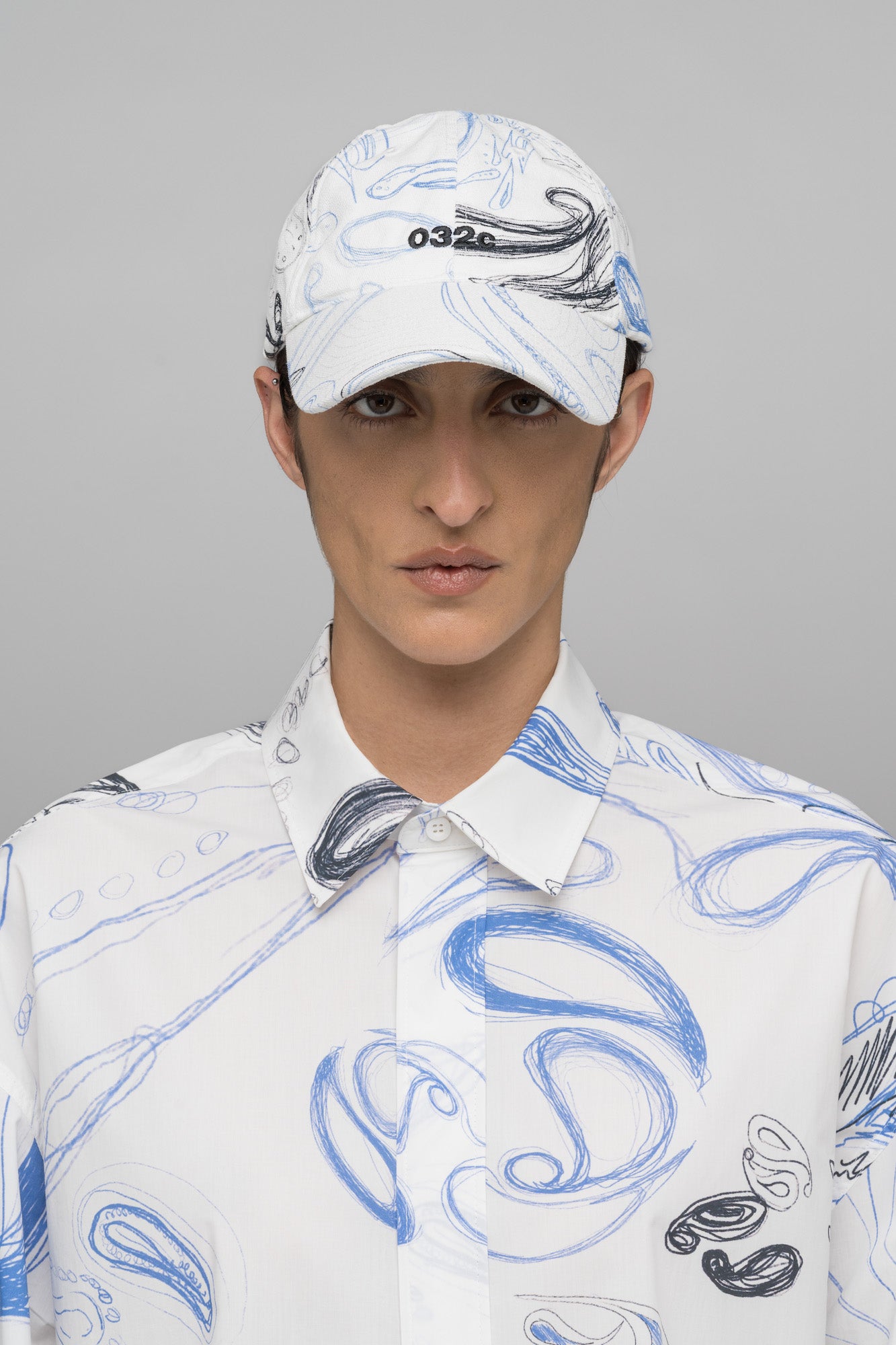 PAISLEY SCRIBBLE CAP - 032c