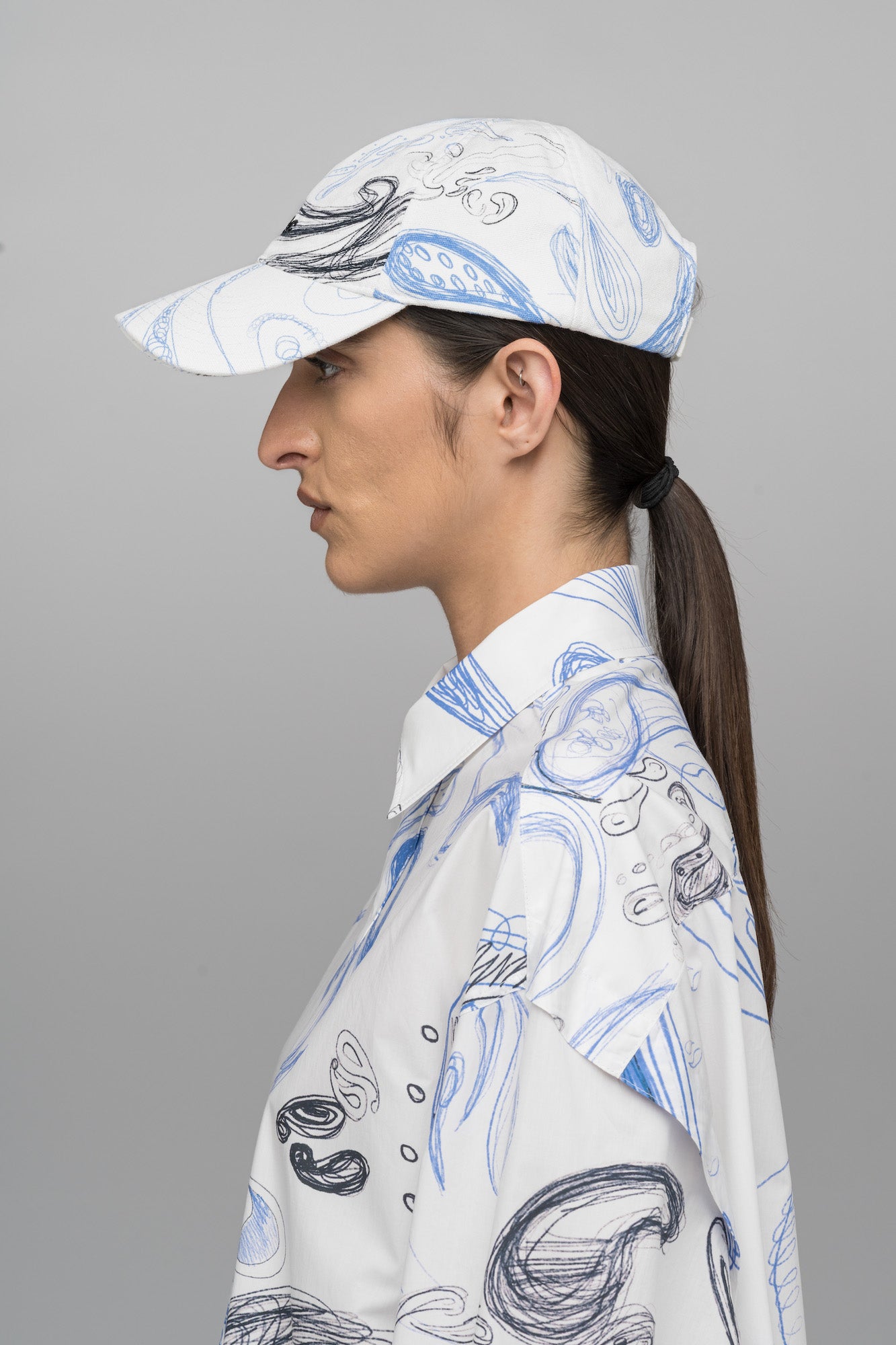 PAISLEY SCRIBBLE CAP - 032c