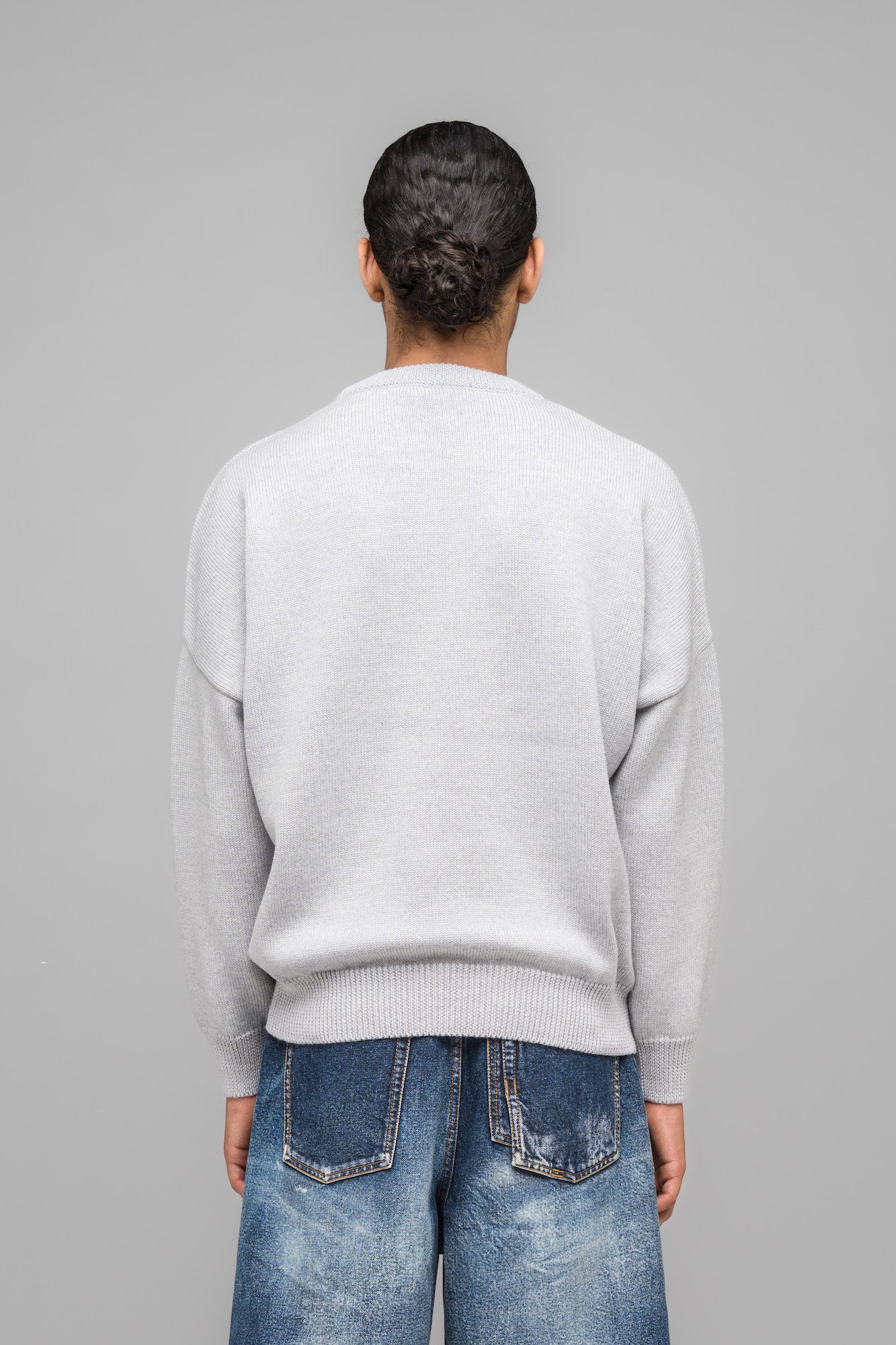 SELFIE SWEATER GREY MELANGE - 032c