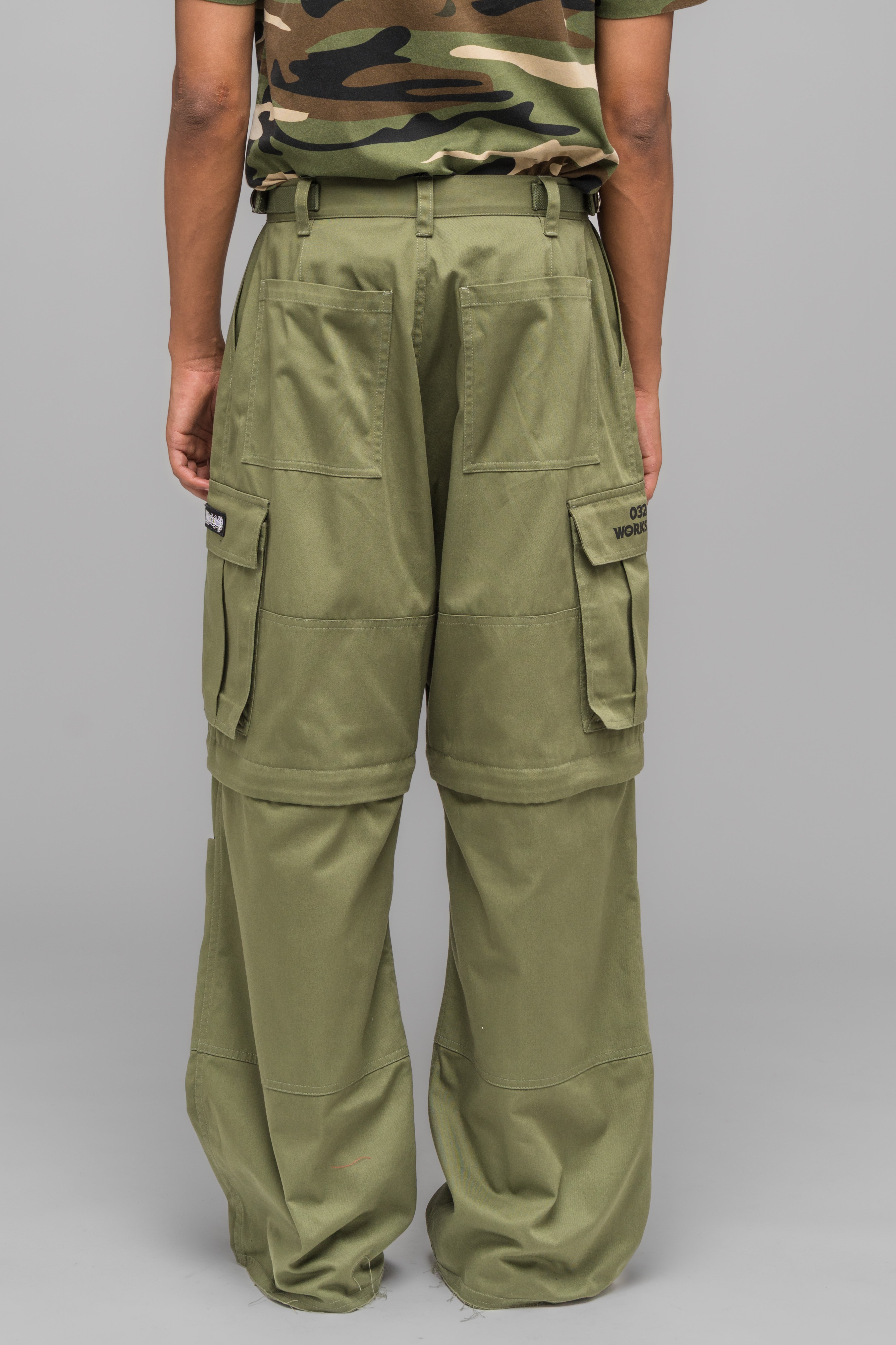 "MASKED CHOICE" CARGO PANTS - 032c
