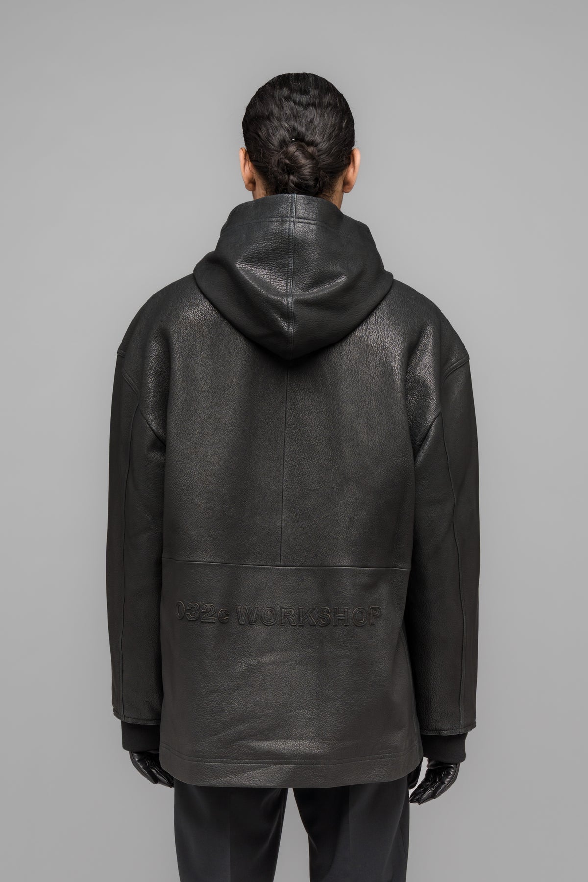 LEATHER COACH JACKET