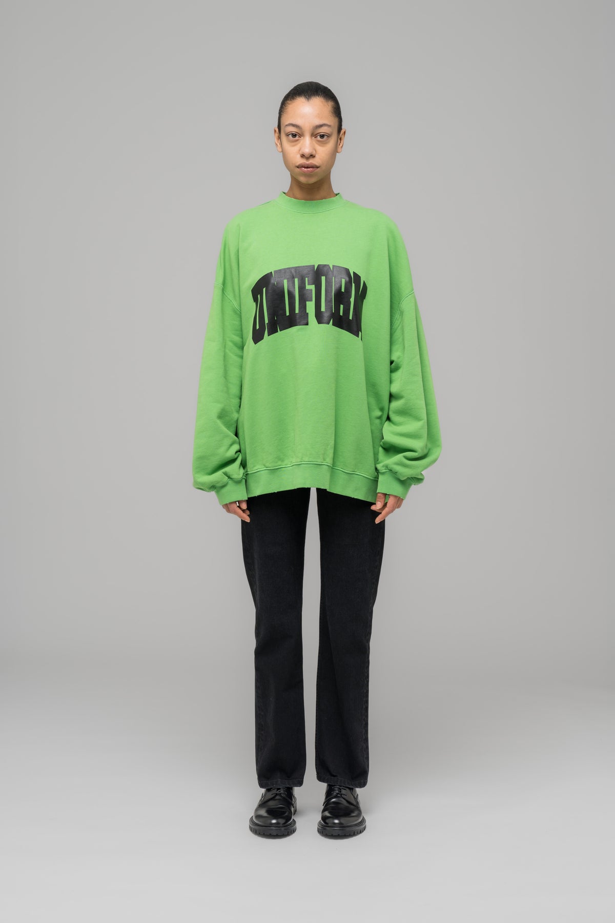 "LUCKY STRIKE" OVERSIZED CREWNECK