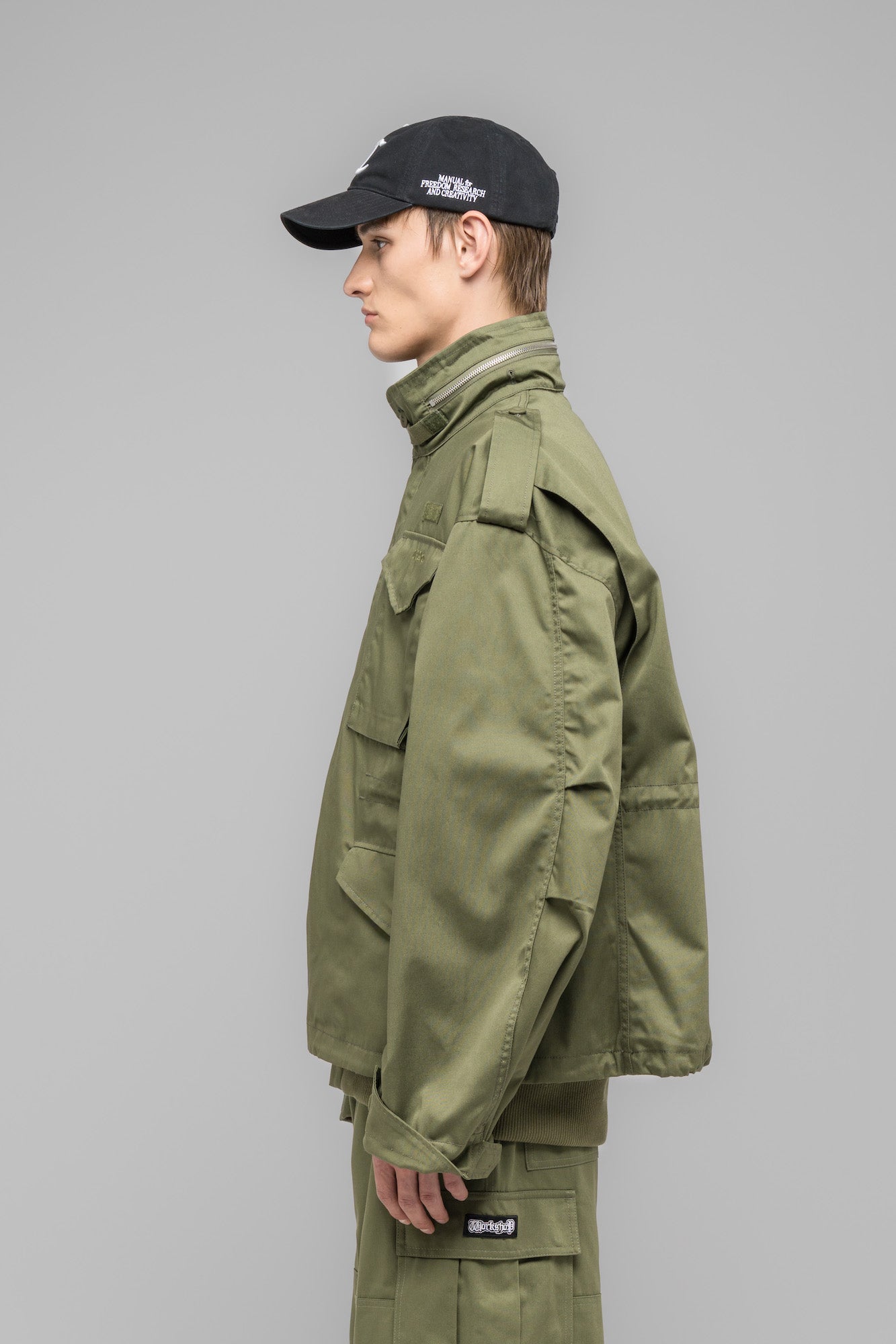 "MASKED CHOICE" BOMBER JACKET - 032c