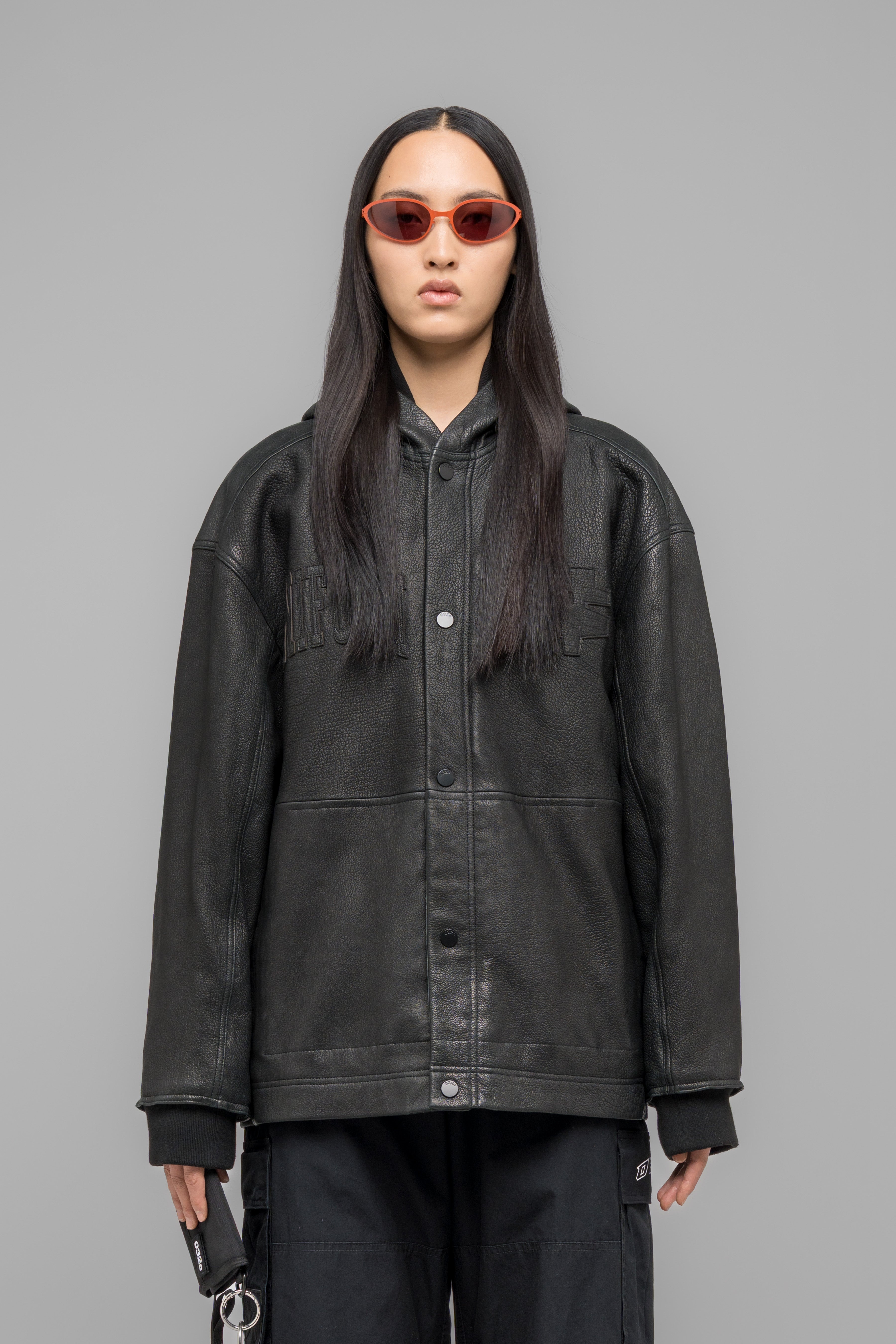 LEATHER COACH JACKET