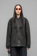LEATHER COACH JACKET