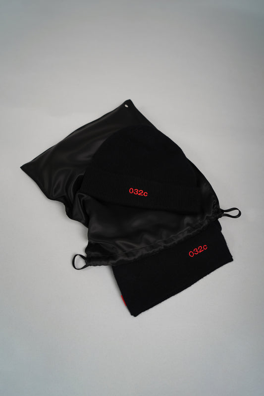 LOGO CASHMERE BLEND BEANIE