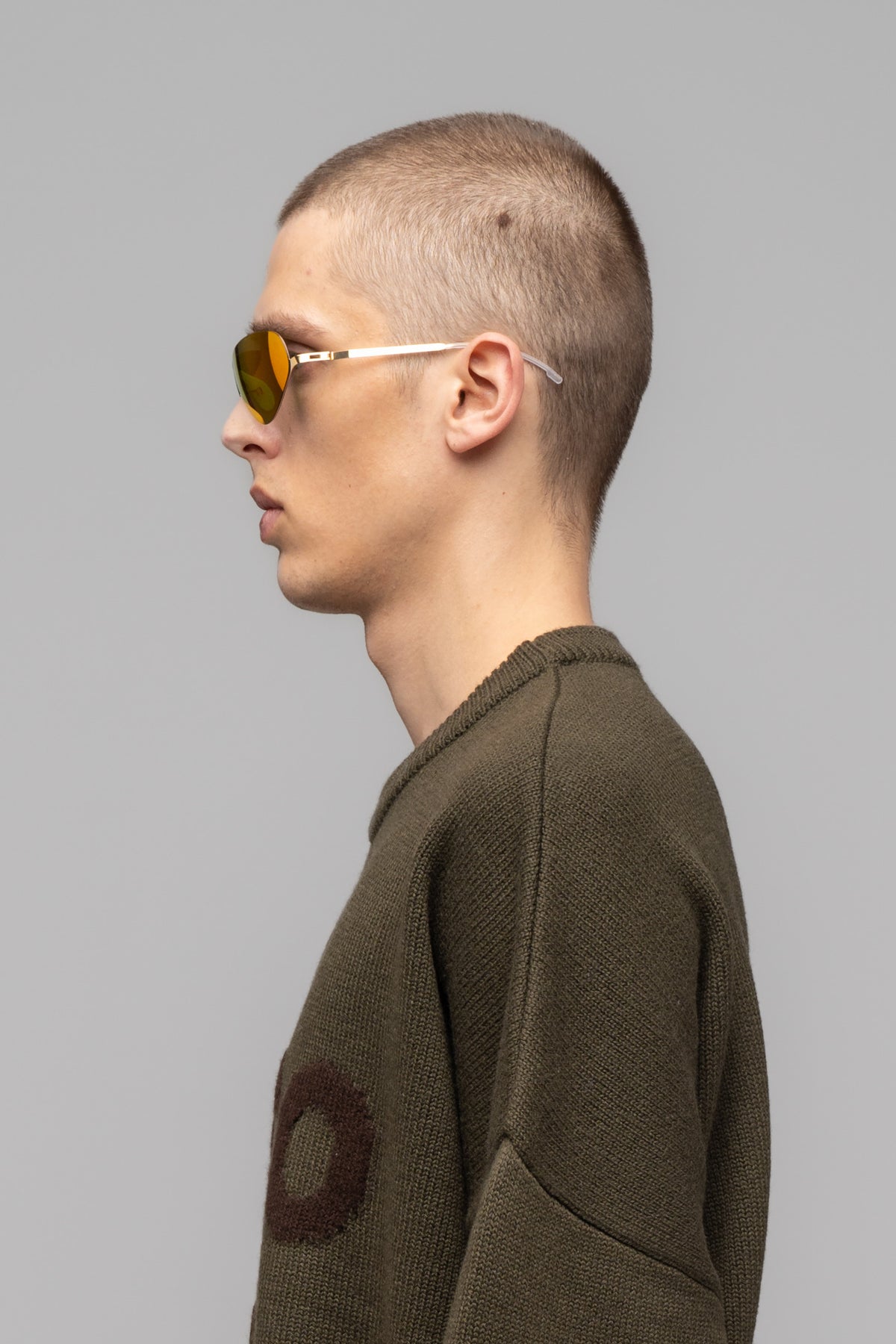 MYKITA | 032c ALPINE Sunglasses Orange Flash