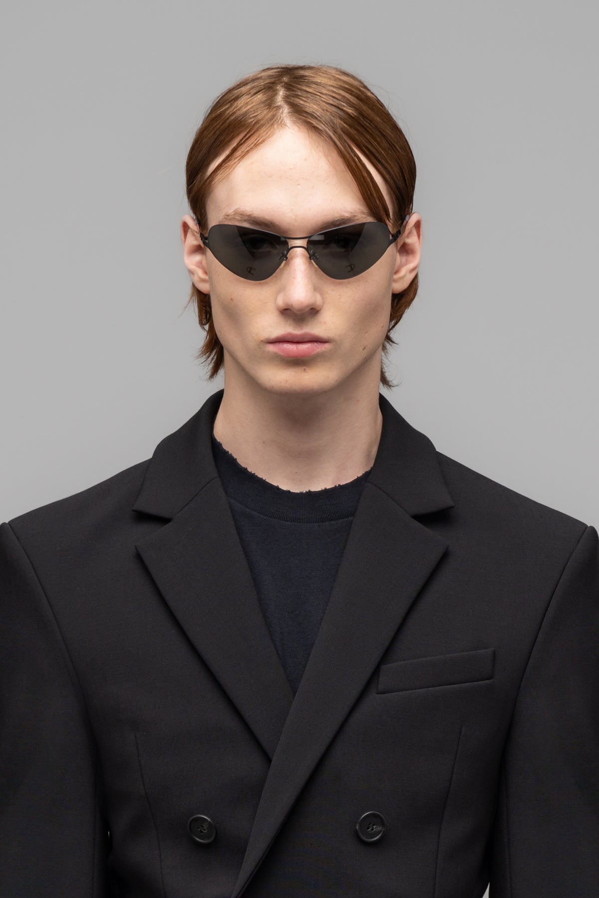 MYKITA | 032c ALPINE Sunglasses Black Solid