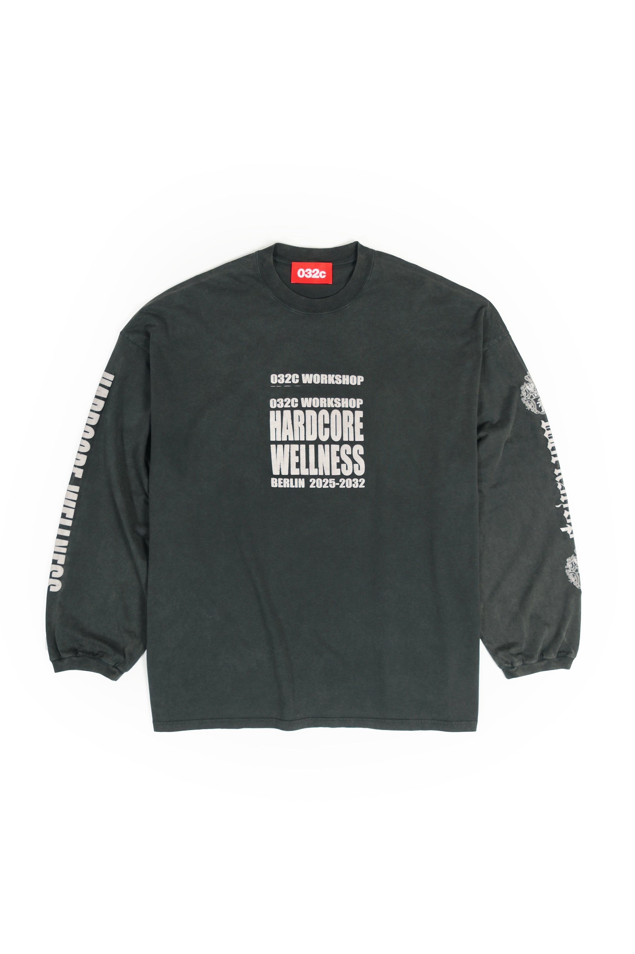 "HARDCORE WELLNESS" OVERSIZED LONGSLEEVE - 032c