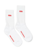 "REMOVE BEFORE SEX" SOCKS WHITE/RED