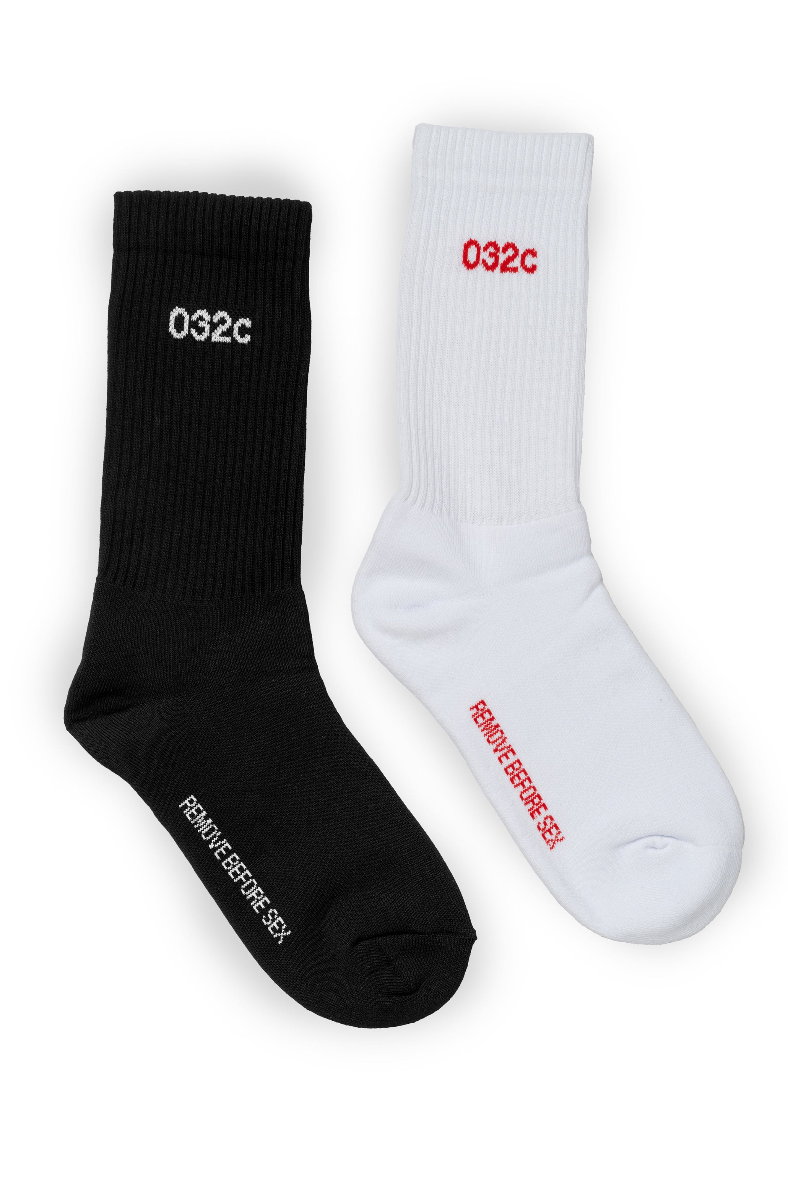SOCKS "REMOVE BEFORE SEX" 2-PACK - 032c