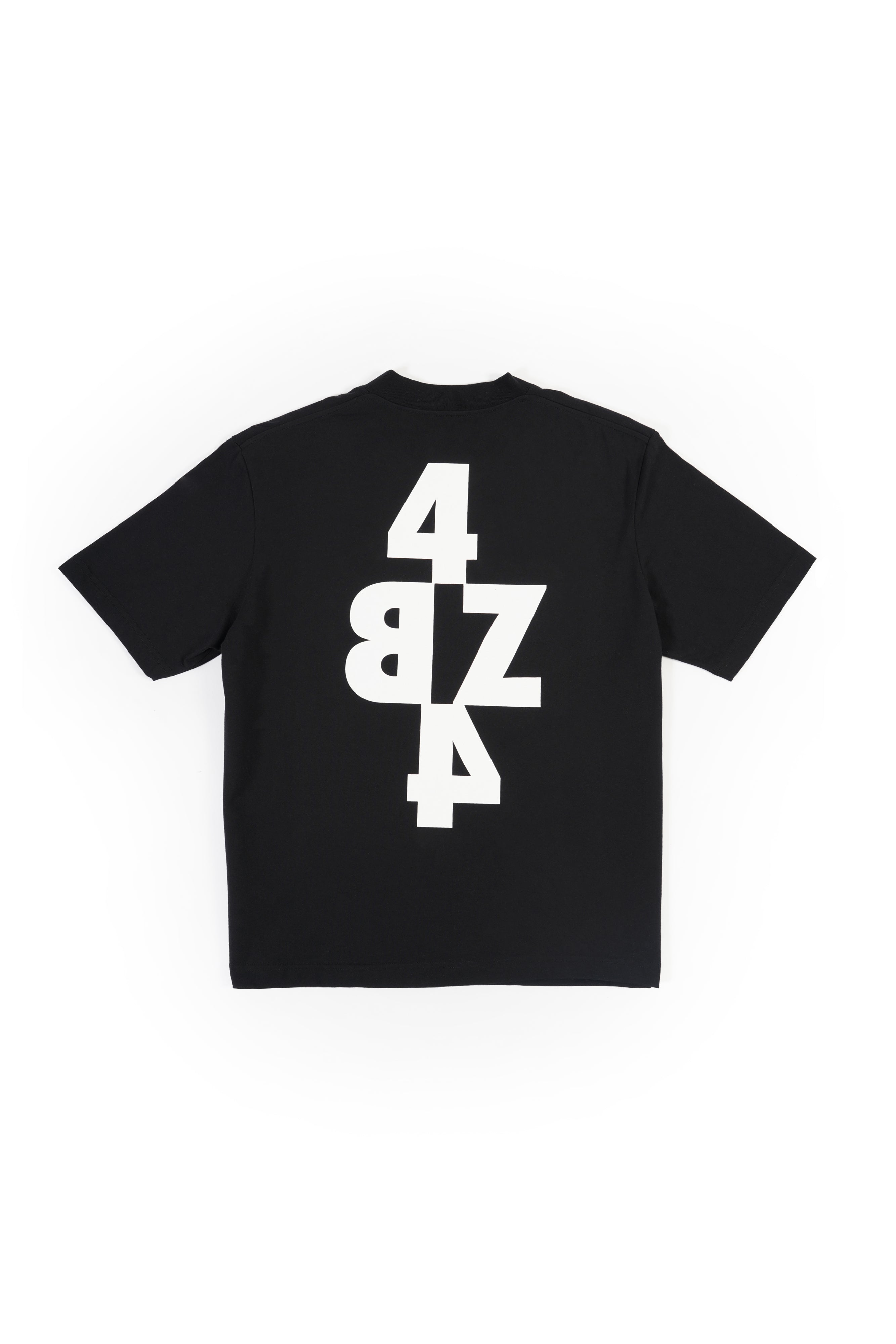 “4BZ4” V-NECK T-SHIRT BLACK PRE-ORDER