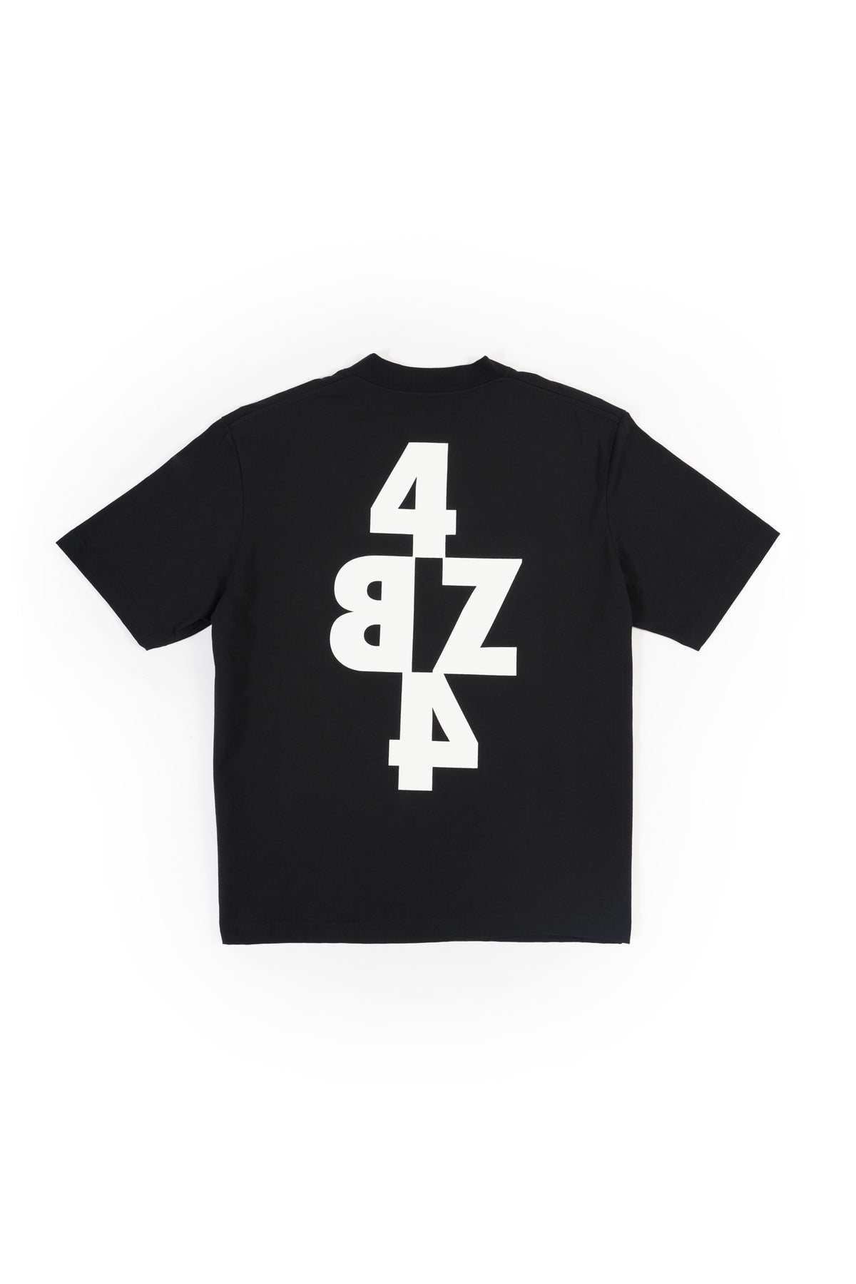 “4BZ4” V-NECK T-SHIRT BLACK PRE-ORDER