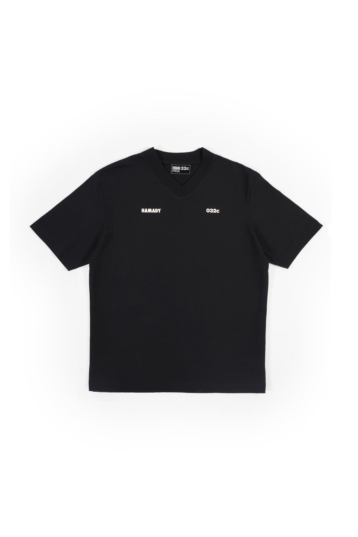 “4BZ4” V-NECK T-SHIRT BLACK PRE-ORDER