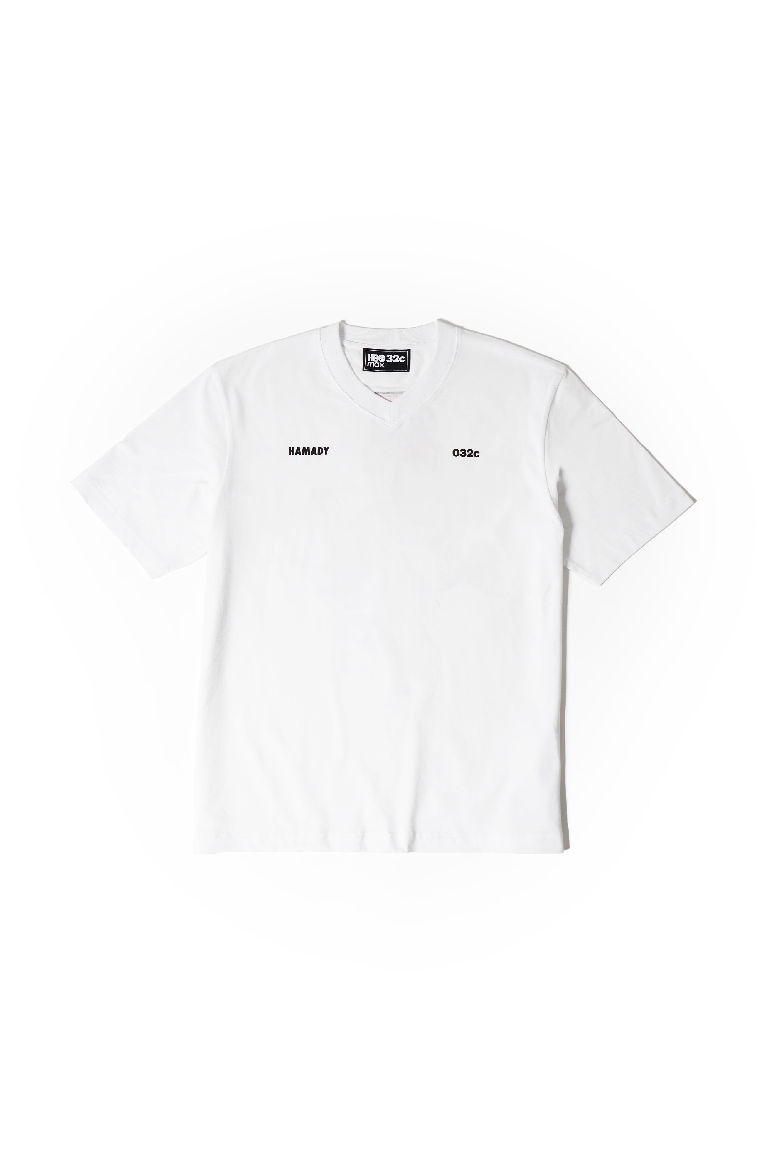 “4BZ4” V-NECK T-SHIRT WHITE PRE-ORDER