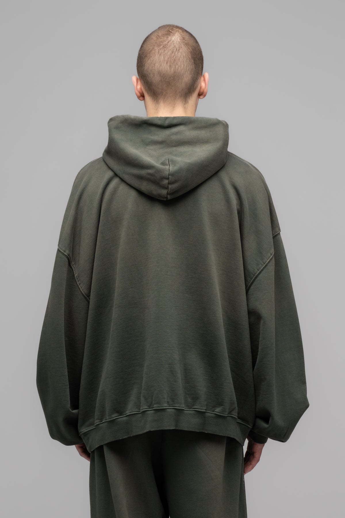 "SPLICED" BUBBLE HOODIE