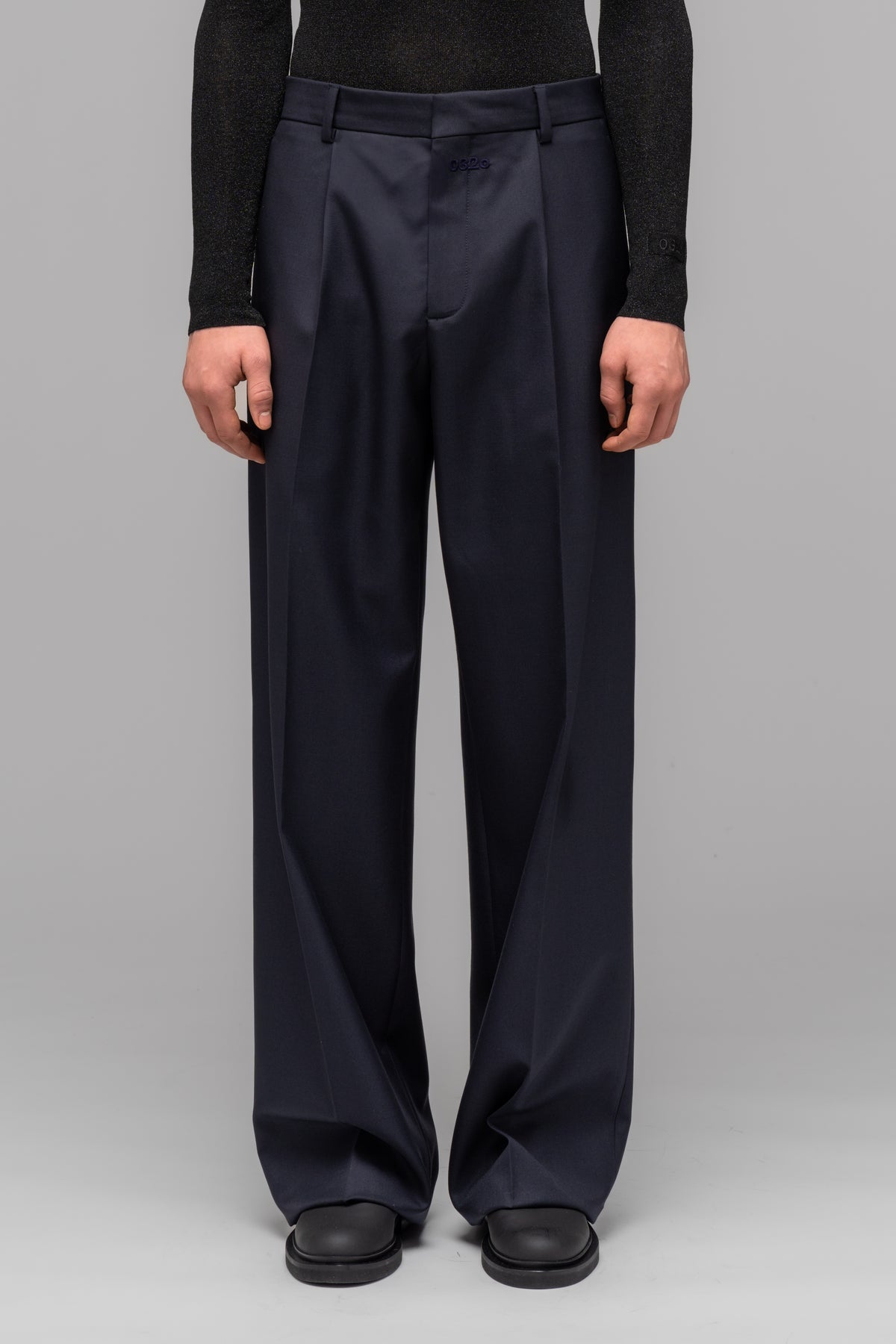 WIDE LEG SUIT TROUSERS