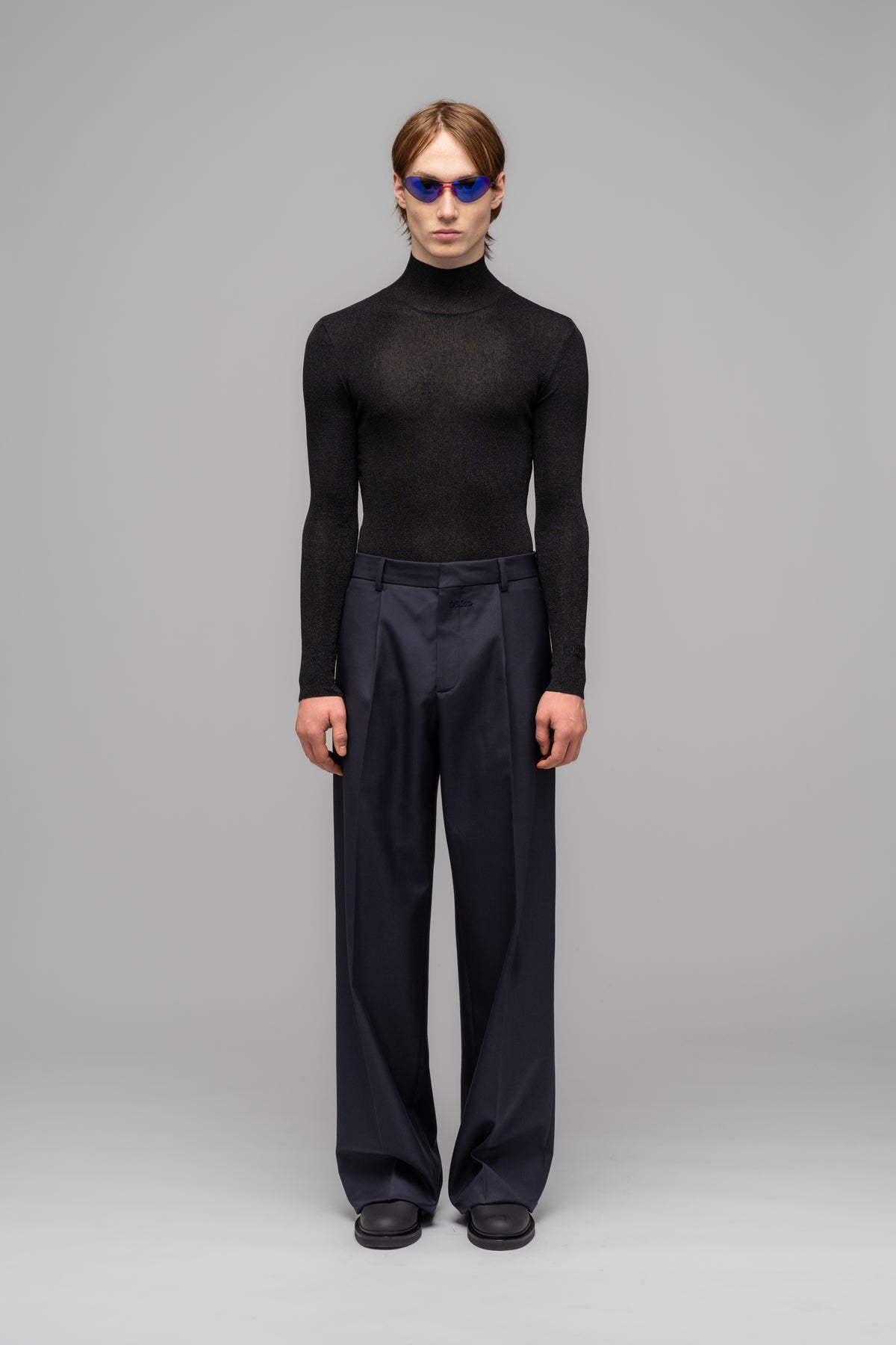 WIDE LEG SUIT TROUSERS