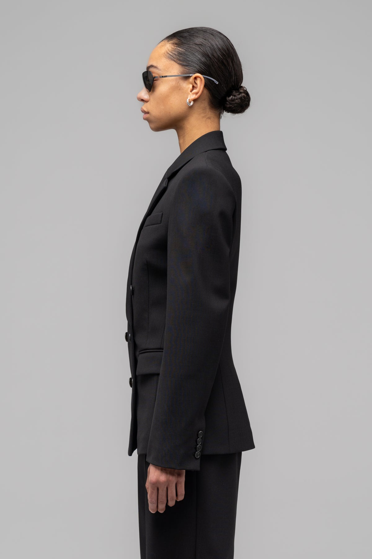 "PORTRAIT" DOUBLE BREASTED SUIT JACKET