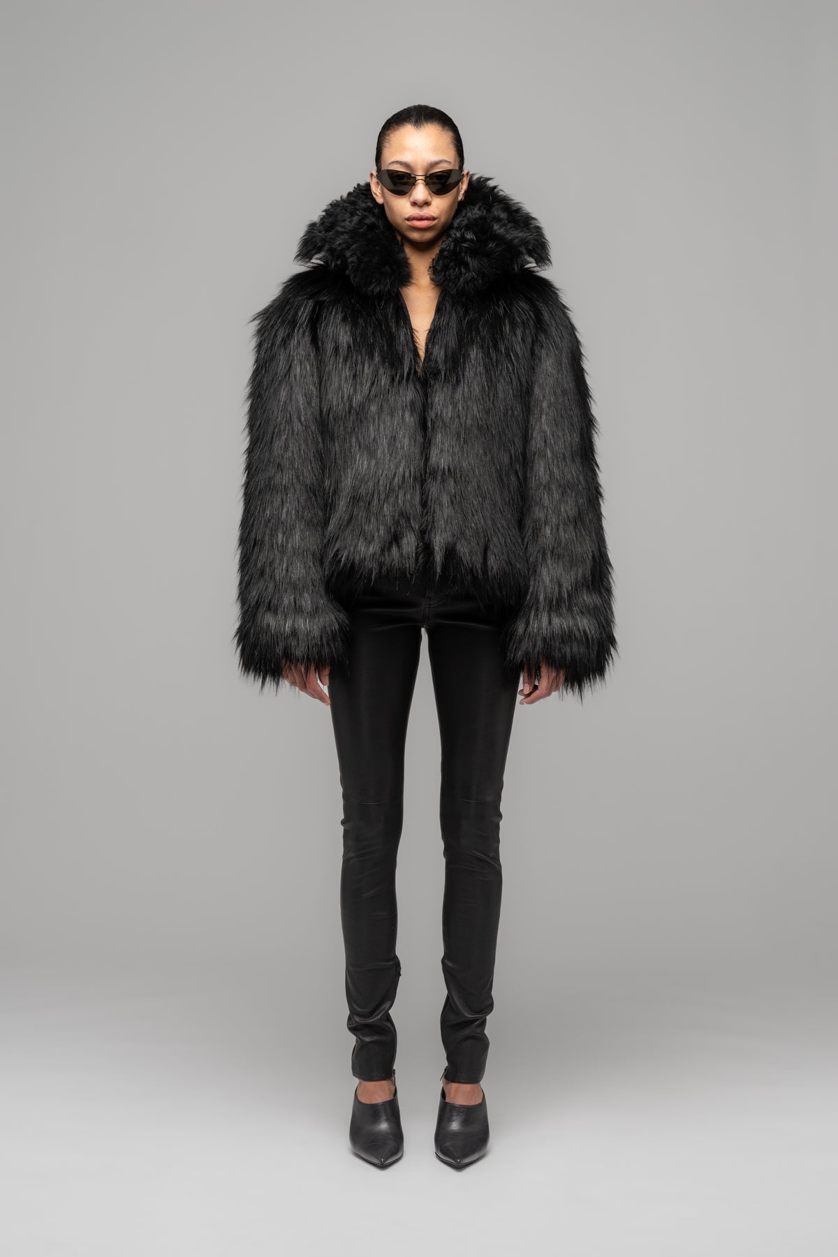 "JOSEPHINE" FAUX FUR JACKET