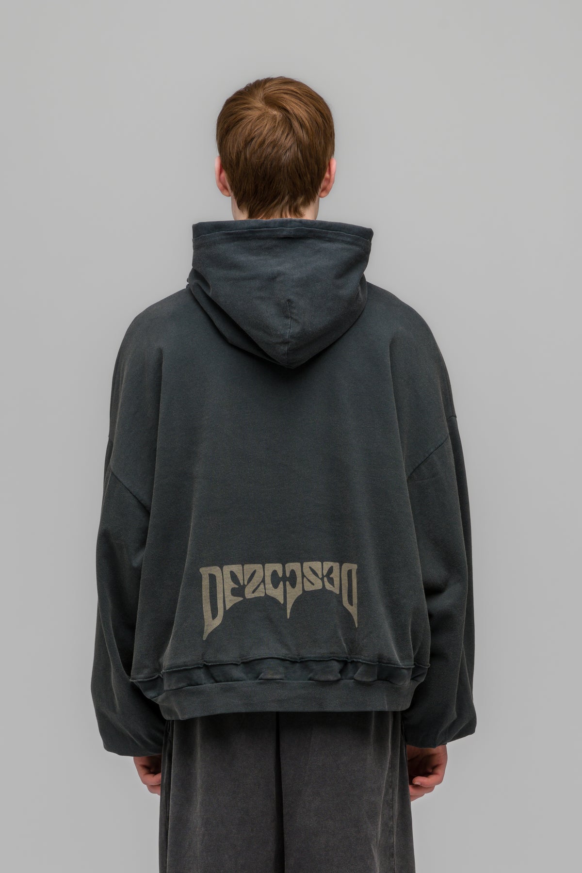 "PSYCHIC" LAYERED BUBBLE HOODIE